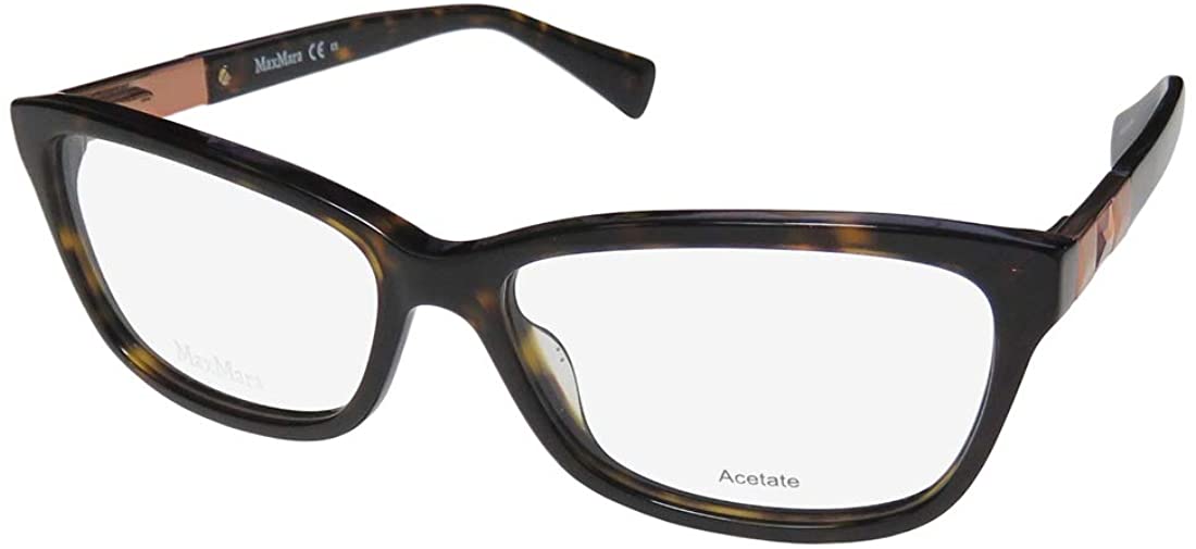 Max Mara 1205 Womens Designer Crystals Spring Hinges Premium Segment Authentic Eyeglasses/Eyewear