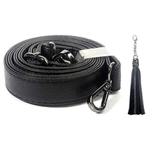 
                        
                          गैलरी व्यूवर में इमेज लोड करें, Beaulegan Purse Strap Replacement - Full Grain Microfiber Leather - 59 Inch Long Adjustable for Crossbody Shoulder Bag - 0.7 Inch Wide, Black/Gunmetal
                        
                      