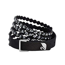 
                        
                          Cargar imagen en el visor de la galería, SWAROVSKI Women's Leather Look Crystal Power Bracelet Collection - JOY2ESpree
                        
                      
