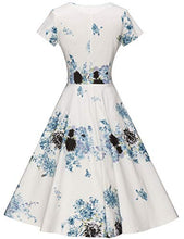 
                        
                          Load image into Gallery viewer, GownTown Women's 1950's Vintage Rockabilly Swing Stretchy Dress
                        
                      
