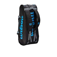 
                        
                          將圖片載入圖庫檢視器 Wilson Sporting Goods Tennis Bag, Black/Blue/Silver, OSFA - JOY2ESpree
                        
                      