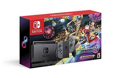 Nintendo Switch w/ Gray Joy-Con + Mario Kart 8 Deluxe (Full Game Download) - Switch - JOY2ESpree