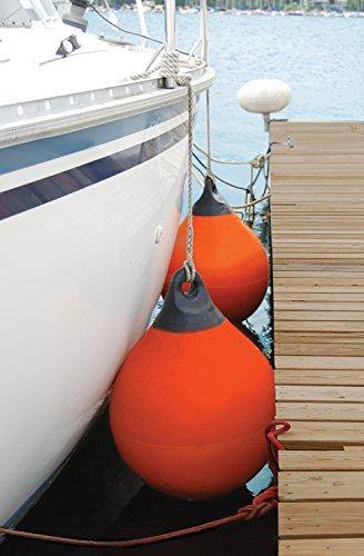 Taylor Made Products 61152 Tuff End Inflatable Vinyl Boat Buoy, Orange, 21 inch Diameter - JOY2ESpree