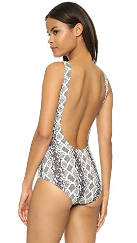 Zimmermann Snake Print Scoop One Piece Swimsuit