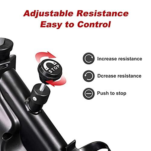 FISUP Exercise Bike Stationary Bike Cardio Bike for Home Gym Indoor Cycling Bike with Belt Drive System and LCD Monitor - JOY2ESpree