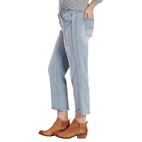 Jag Jeans Women's Logan Straight Ankle Jean in Platinum Denim