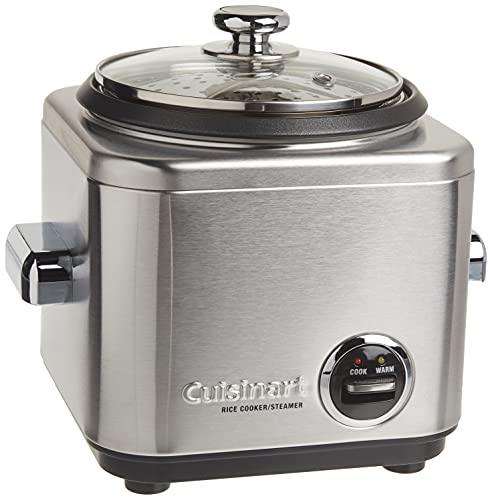 Cuisinart CRC-400 Rice Cooker, 4-Cup, Silver - JOY2ESpree
