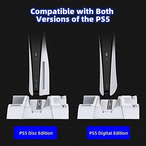 NexiGo PS5 Accessories Stand with LED Lighting Cooling Fans - JOY2ESpree