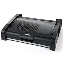 
                        
                          Cargar imagen en el visor de la galería, Luby Griddle with Removable Glass Lid &amp; Drip Tray,Non-Stick Cooking Surface &amp; Adjustable Temperature Knob,Indoor Outdoor Used, Dishwasher Safe, Black - JOY2ESpree
                        
                      