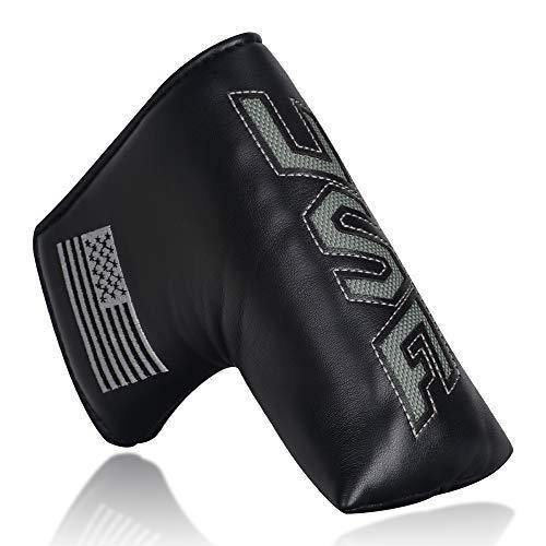 Big Teeth Golf Blade Putter Cover Head Covers Club Protector Magnetic Bar Closure USA Pattern for Scotty Cameron Taylormade Odyssey - JOY2ESpree
