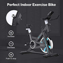 
                        
                          將圖片載入圖庫檢視器 Exercise Bike Stationary Indoor Cycling Bikes - 35 lbs Flywheel Belt Drive Bicycle with LCD Monitor, IPad Mount, Comfortable Seat Cushion - JOY2ESpree
                        
                      