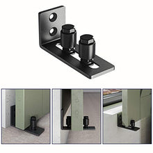 
                        
                          गैलरी व्यूवर में इमेज लोड करें, SMARTSTANDARD Sliding Barn Door Bottom Adjustable Floor Guide Roller, Black, Smoothly and Quietly, Easy to Install (2 Rollers)
                        
                      