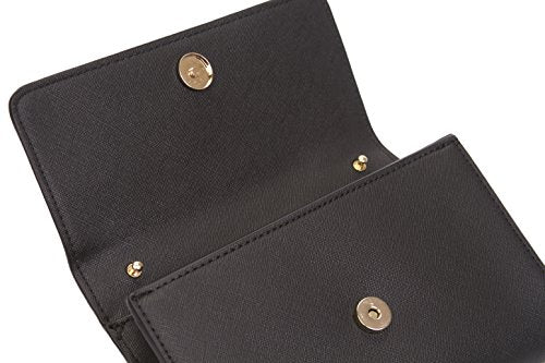 Korvara Small Crossbody Purse with Detachable Strap - Vegan Saffiano Leather Envelope Wallet for Women