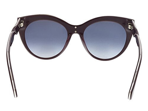 Sunglasses Balenciaga BA 0051 69W shiny bordeaux / gradient blue