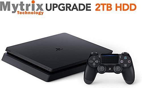 Mytrix Playstation 4 Slim 2TB Console with DualShock 4 Wireless Controller and HDMI Bundle, Playstation Enhanced - JOY2ESpree