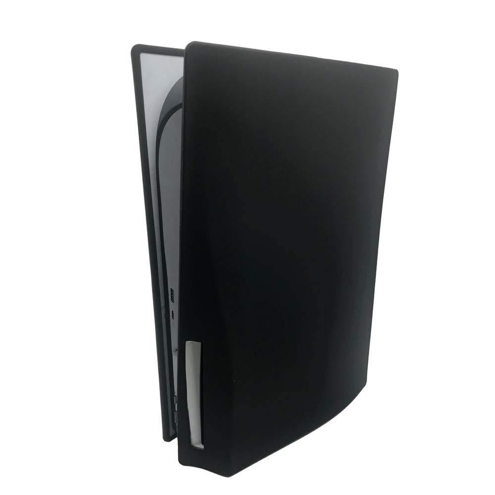 PS5 Silicone Skin Cover, Dustproof Anti-Scratch Anti-Fall Protector Case for Sony Playstation 5 Ultra HD/Digital Edition Console (Ultra HD, Black) - JOY2ESpree