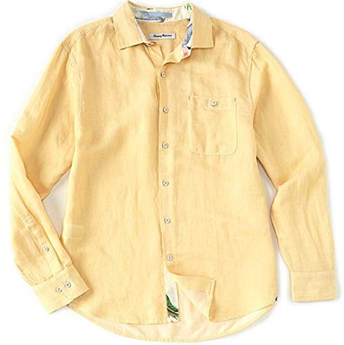 Tommy Bahama Long Sleeve Line in The Sand Linen Blend Camp Shirt
