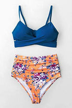 
                        
                          將圖片載入圖庫檢視器 CUPSHE Women's High Waist Bikini Swimsuit Floral Print Tie Two Piece Bathing Suit - JOY2ESpree
                        
                      