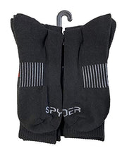 
                        
                          Cargar imagen en el visor de la galería, Spyder - 5-pair Crew Socks - Black with Stitched Logo, size 6-12
                        
                      