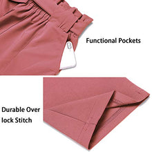 
                        
                          Load image into Gallery viewer, Freeprance Women's Pants Casual Trouser Paper Bag Pants Elastic Waist Slim Pockets
                        
                      
