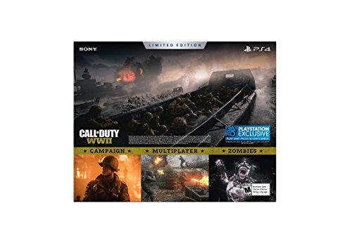 PlayStation 4 Slim 1TB Limited Edition Console - Call of Duty WWII Bundle [Discontinued] - JOY2ESpree