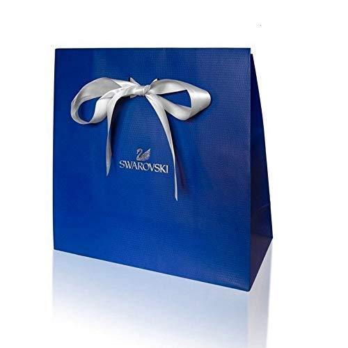 Swarovski Luckily Women's Evil Eye Stud Earrings, Clear, Blue and Black Crystals with a Rose-Gold Tone Plated Setting - JOY2ESpree