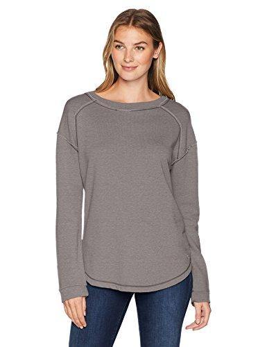 Jag Jeans Women's Belle Sweatshirt, Grey Streak, X