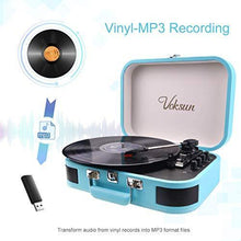
                        
                          將圖片載入圖庫檢視器 Record Player, Voksun Bluetooth Turntable with Built-in Stereo Speakers - JOY2ESpree
                        
                      