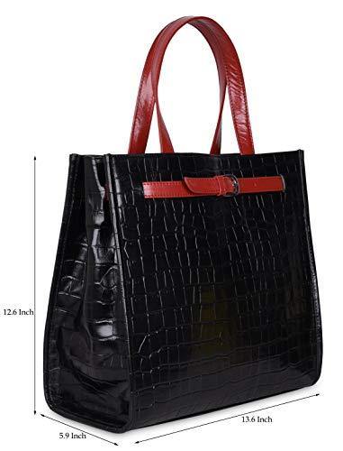 Antonio Valeria Emma Croco Print Leather Tote Bag For Women - JOY2ESpree