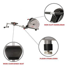 
                        
                          Muat gambar ke penampil Galeri, Sunny Health &amp; Fitness Rowing Machine Rower Ergometer with Digital Monitor, Inclined Slide Rail, 220 LB Max Weight and Foldable - SF-RW5606 - JOY2ESpree
                        
                      