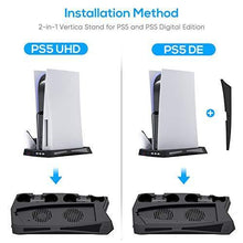 
                        
                          画像をギャラリービューアに読み込む, Vertical Stand with Cooling Fan for PS5 Console and PlayStation 5 Digital Edition - JOY2ESpree
                        
                      