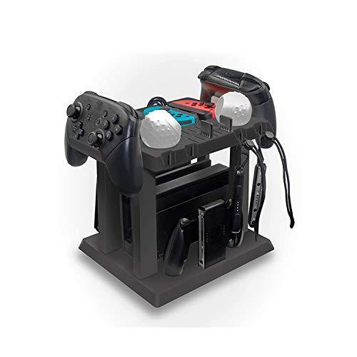 DeHasion Multifunctional Game Disk Storage Tower Holder Stand for Nintendo Switch Console Accessory 2 Poke Ball Plus Controllers Stand Holder - JOY2ESpree