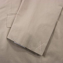 
                        
                          Load image into Gallery viewer, Ermenegildo Zegna Mil Easy Tan Cotton Twill Half Lined Vented Flat Front 2Btn Suit 42R
                        
                      