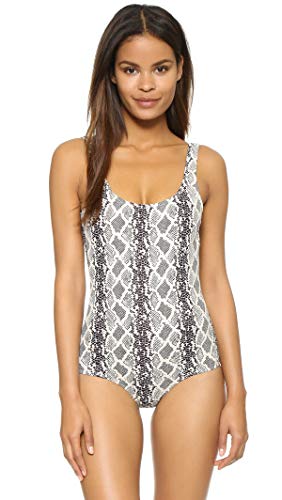 Zimmermann Snake Print Scoop One Piece Swimsuit