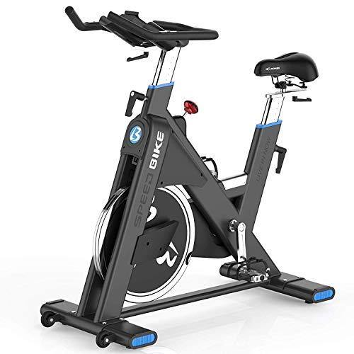 L NOW Indoor Cycling Bike, Belt Drive Indoor Exercise Bike, Stationary Bike LCD Display with 44LBS Flywheel - JOY2ESpree