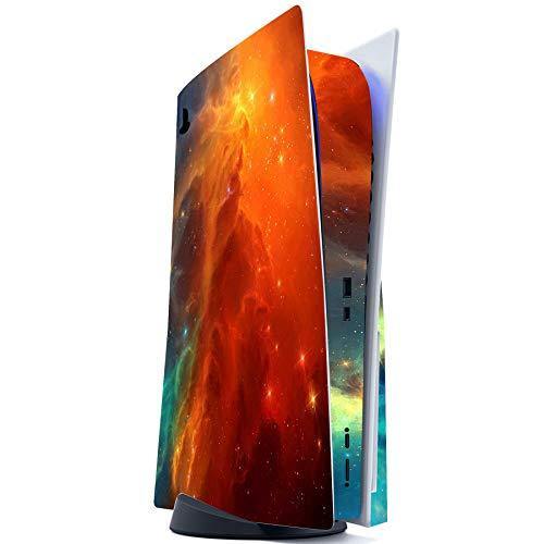 PlayVital Orange Star Universe Full Set Skin Decal for PS5 Console Disk Edition - JOY2ESpree