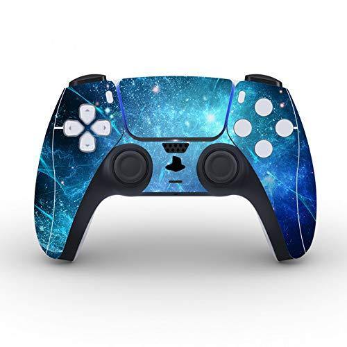 PlayVital Blue Nebula Full Set Skin Decal for PS5 Console Digital Edition - JOY2ESpree