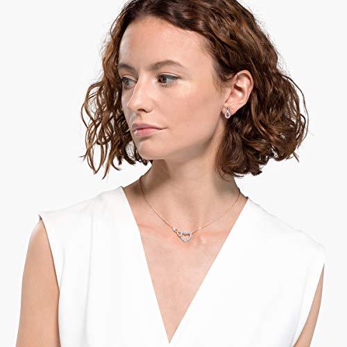 SWAROVSKI Women's Infinity Jewelry Set Collection, Rose Gold Tone & Rhodium Finish, Clear Crystals - JOY2ESpree