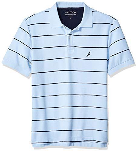 Nautica Men's Classic Short Sleeve Striped Polo T-Shirt - JOY2ESpree