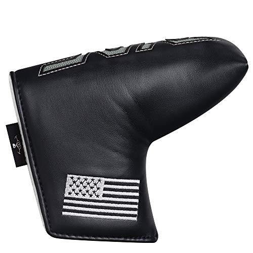 Big Teeth Golf Blade Putter Cover Head Covers Club Protector Magnetic Bar Closure USA Pattern for Scotty Cameron Taylormade Odyssey - JOY2ESpree