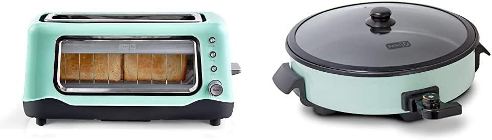 Dash Clear View Toaster: Extra Wide Slot Toaster with Stainless Steel Accents + See Through Window . - JOY2ESpree