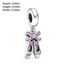 
                        
                          गैलरी व्यूवर में इमेज लोड करें, Pandora Jewelry Ballerina Shoes Dangle Cubic Zirconia Charm in Sterling Silver - JOY2ESpree
                        
                      