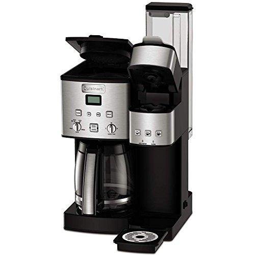 Cuisinart 12-Cup Coffee Maker and Single-Serve Brewer, Stainless Steel (SS-15) with Single Serve Pod Sample Pack - JOY2ESpree