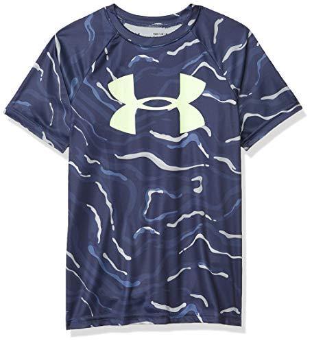 Under Armour Boys' Tech Big Logo Printed Short Sleeve Gym T-Shirt