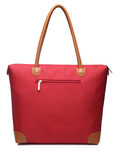 NNEE Water Resistance Nylon Tote Bag & Multiple Pocket Design