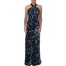 
                        
                          Load image into Gallery viewer, LAUREN RALPH LAUREN Womens Marylynn Metallic Floral Print Evening Dress
                        
                      