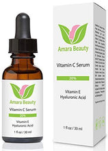 
                        
                          Load image into Gallery viewer, Vitamin C Serum for Face 20% with Hyaluronic Acid &amp; Vitamin E, 1 fl. oz.
                        
                      