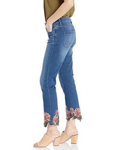 Jag Jeans Women's Ellis Cropped Boot Jean W/Embroidery