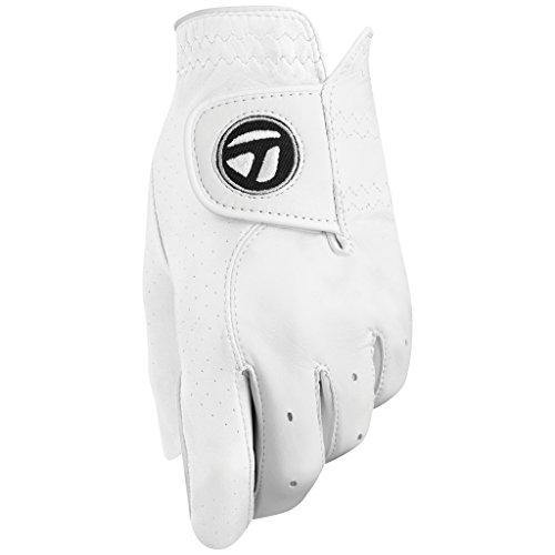 TaylorMade Tour Preferred Glove (White, Left Hand, Large), White(Large, Worn on Left Hand) - JOY2ESpree