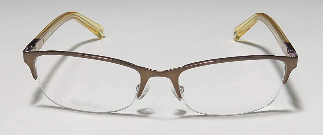 Max Mara 1184 Womens/Ladies Designer Half-rim Flexible Hinges Shape Authentic Exclusive Eyeglasses/Glasses